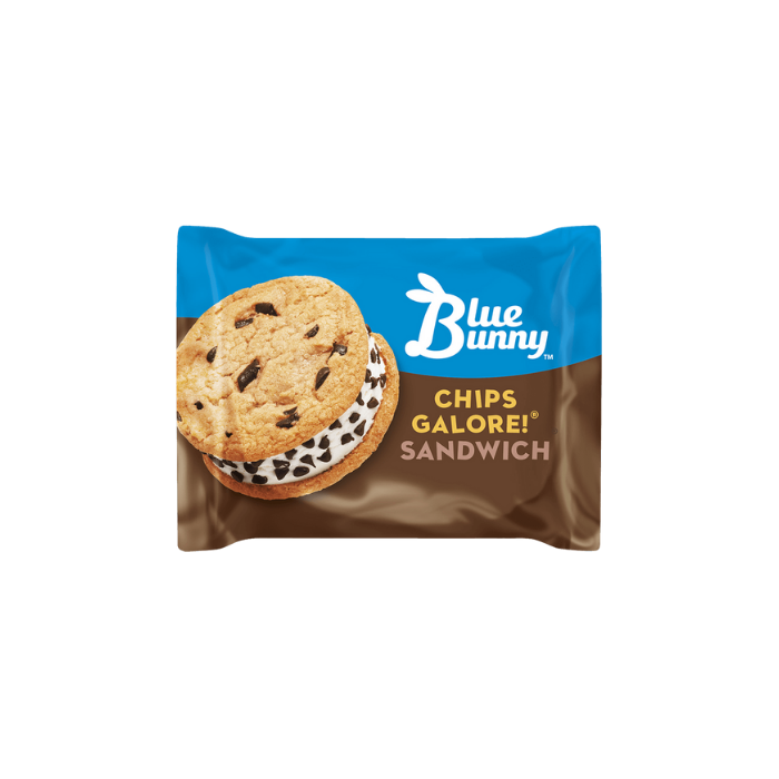 Telman Blue Bunny Chips Galore Sandwich (24/case)